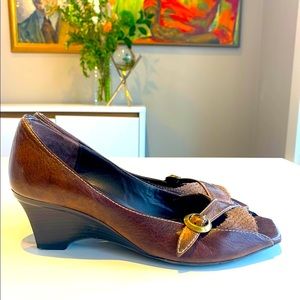 Hispanitas Open Toe Wedge Size 9.5